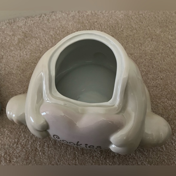 Precious Moments ceramic teddy bear 10” cookie jar from 1993. - Picture 5 of 9